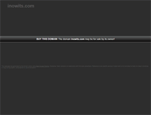 Tablet Screenshot of inowits.com